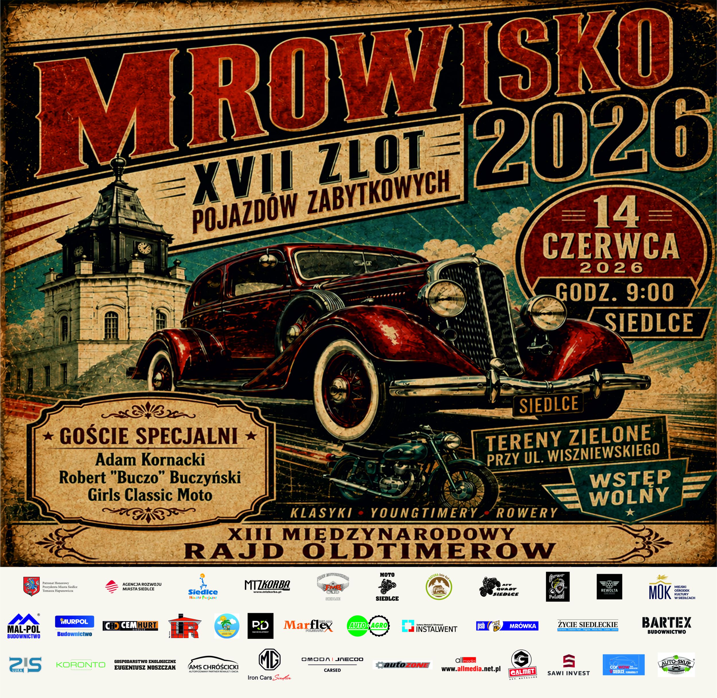 Mrowisko 2026 - XVII Zlot Pojazdów Zabytkowych