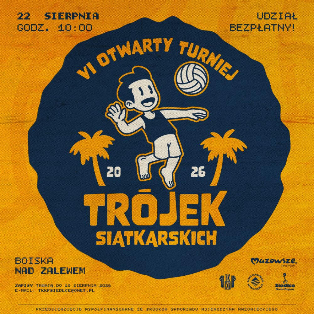 Zdjęcie aktualności VI Otwarty Turniej Trójek Siatkarskich już 22 sierpnia!